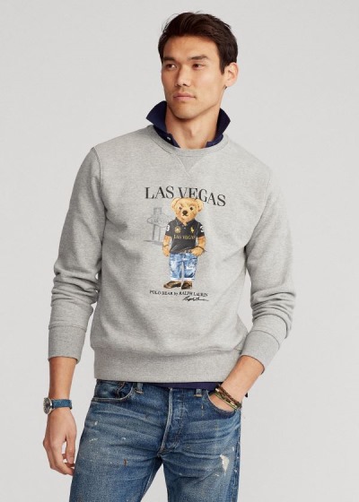 Men's Polo Ralph Lauren Las Vegas Bear Sweatshirt | 095167WQT